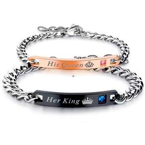His Queen/Her King Bracelet Set